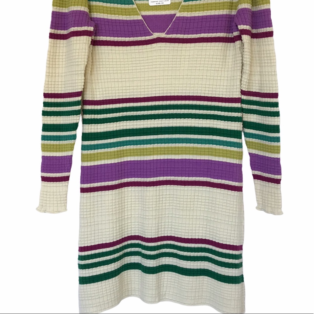 Free People Multi Color Gidget Sweater Mini Dress - Picture 9 of 9
